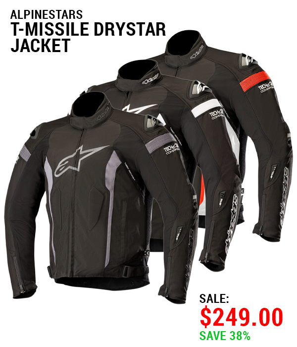 bikebandit.com, alpinestars, techair, t-missile drystar jacket