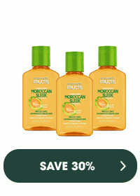 GARNIER FRUCTIS - MOROCCAN SLEEK - SAVE 30 PERCENT >