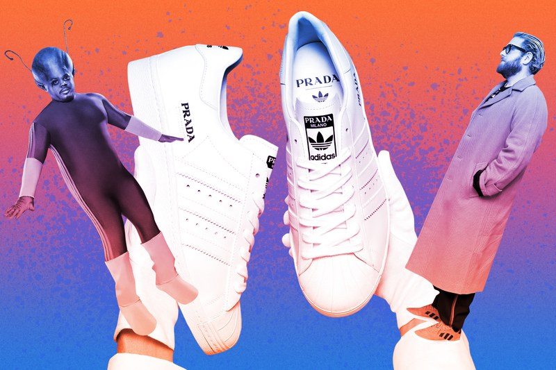 Collage of Adidas shoes and collaborations