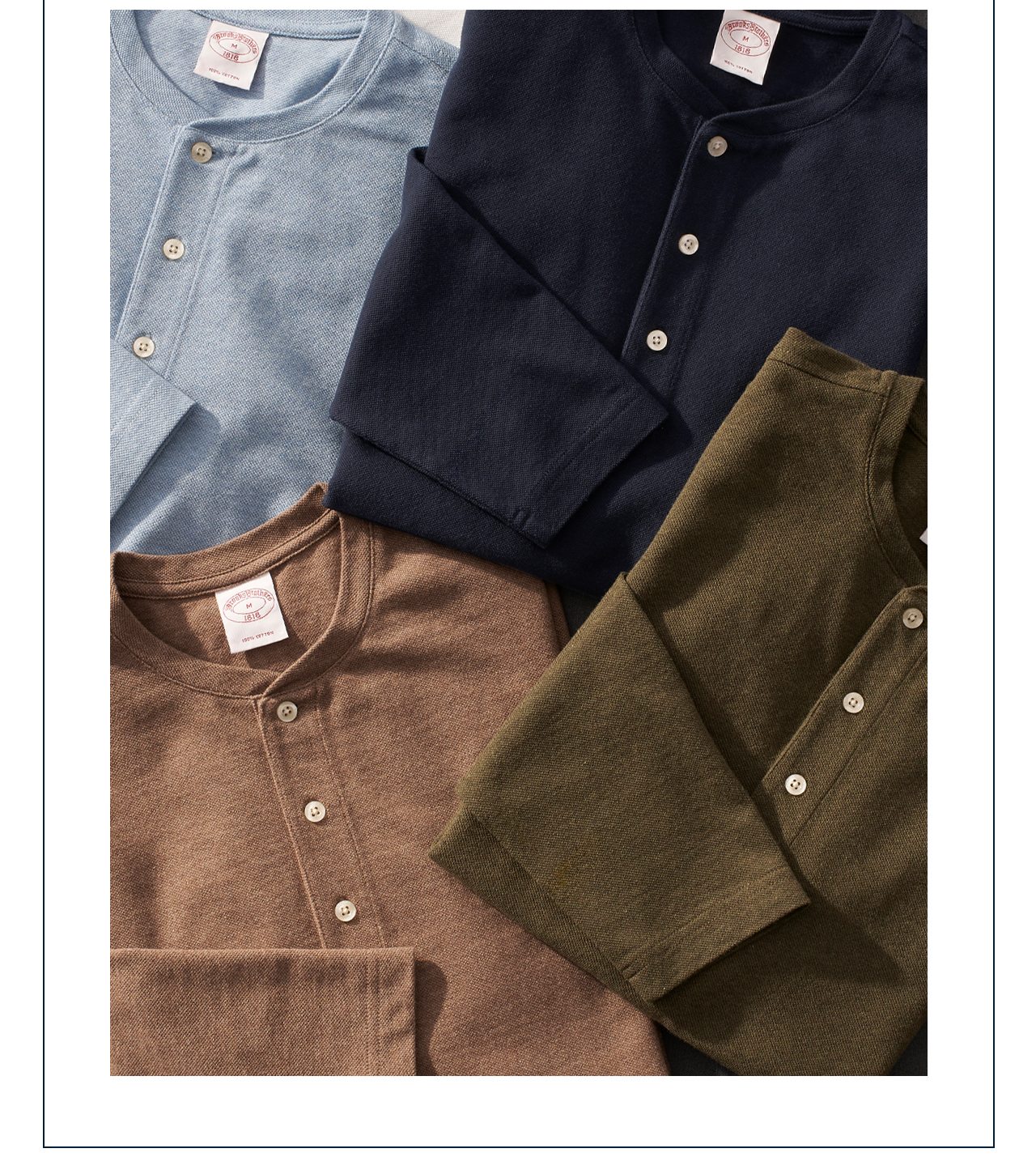Style Of The Week The Henley Our pique henley is the ultimate in versatile, laid-back style