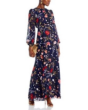 Eliza J Long Sleeve Maxi Dress