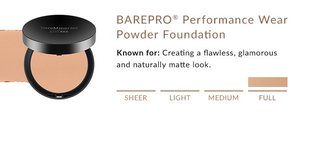 BAREPRO Performance Wear Powder Foundation