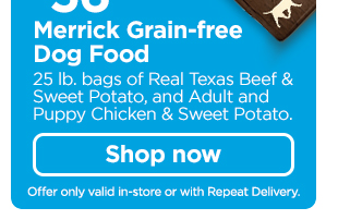 $56.99 Merrick Grain-free Dog Food. Shop now.