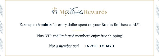 MY BROOKS REWARDS | ENROLL TODAY