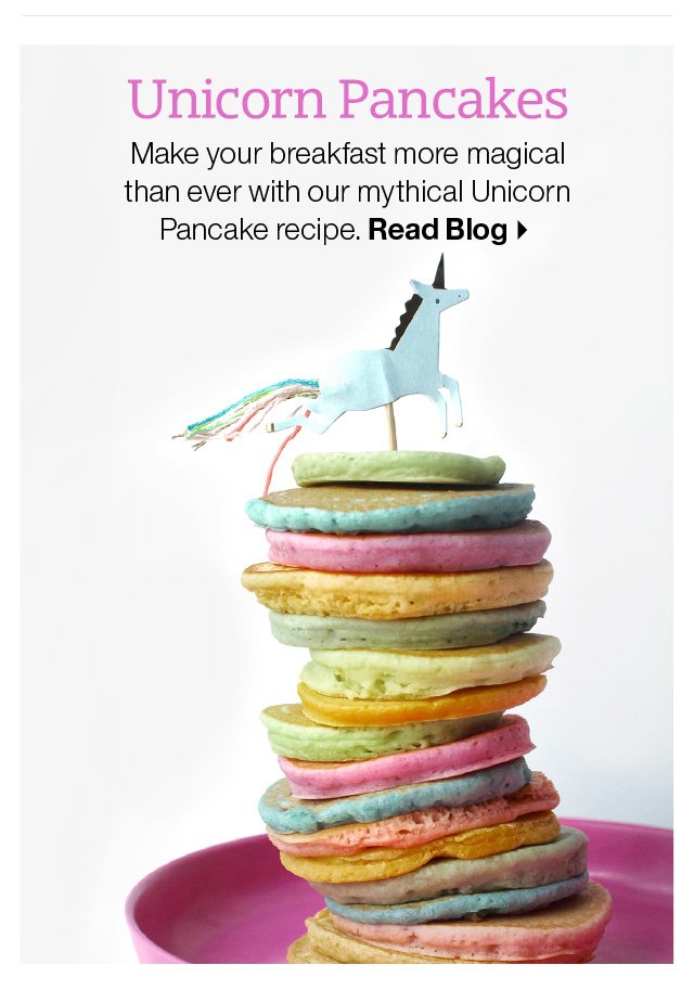 Make these Unicorn Pancakes >