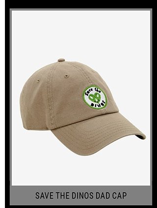 Save the Dinos Dad Cap