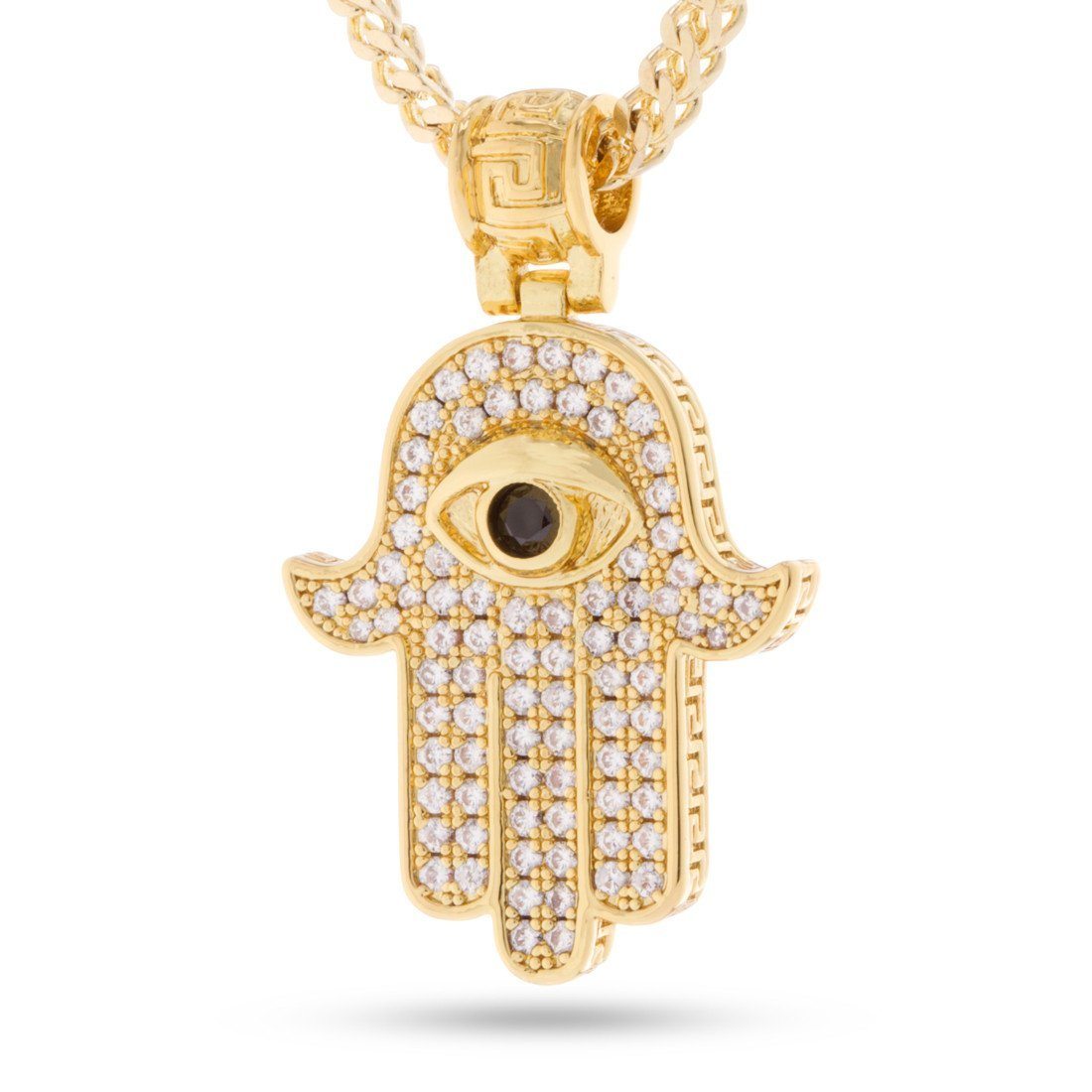 The 14K Gold Hamsa Necklace