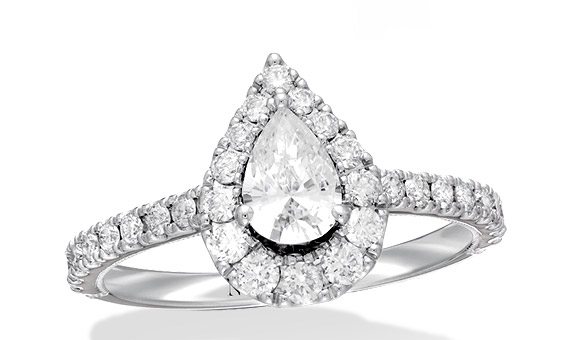 Neil Lane Pear Diamond Engagement Ring