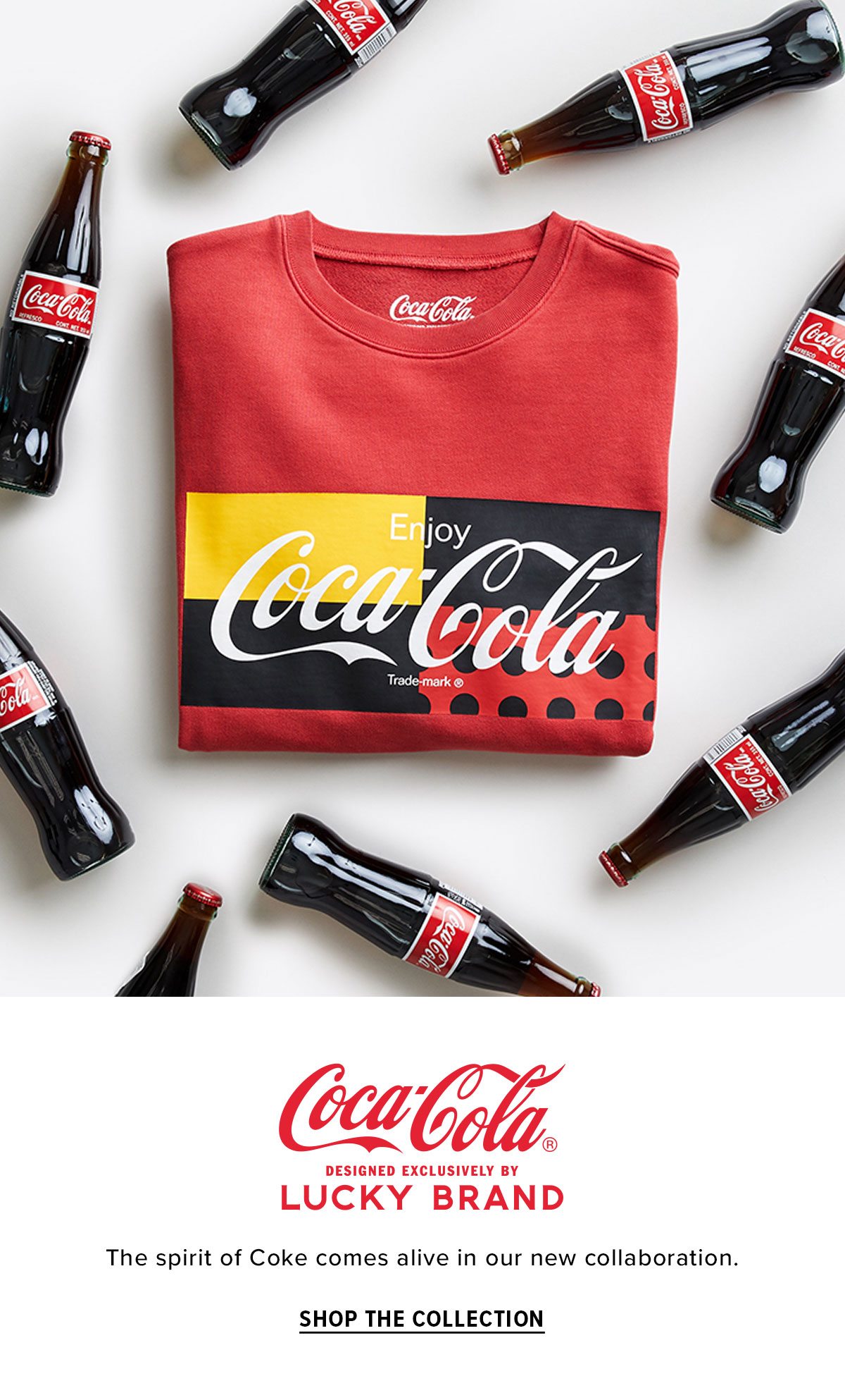 lucky brand coca cola sweater