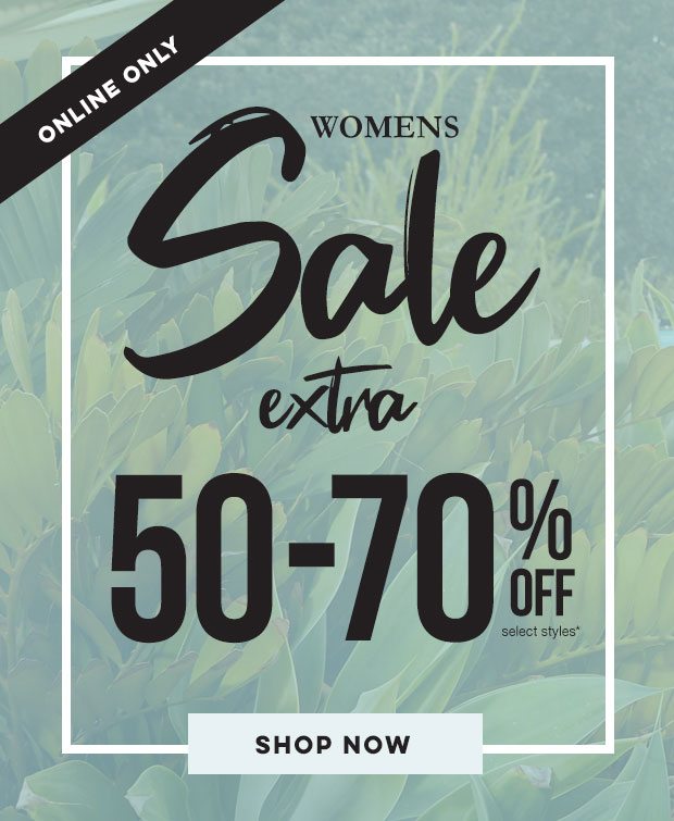 50-70% OFF WOMEN'S FLASH SALE - Shop Now