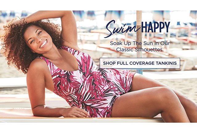 Swim Happy - Shop Full Coverage Tankinis