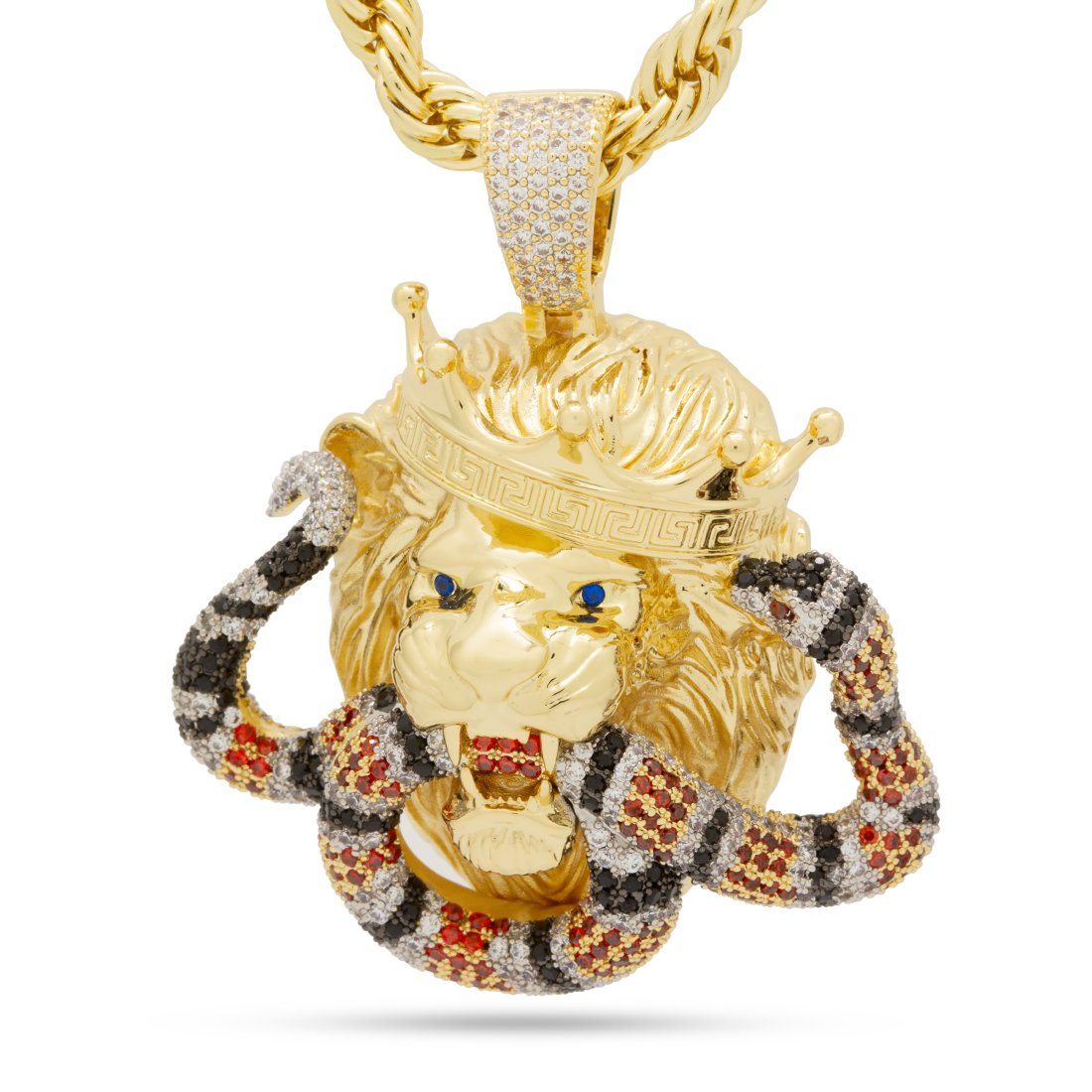 Image of Royal Lion and King Snake Necklace