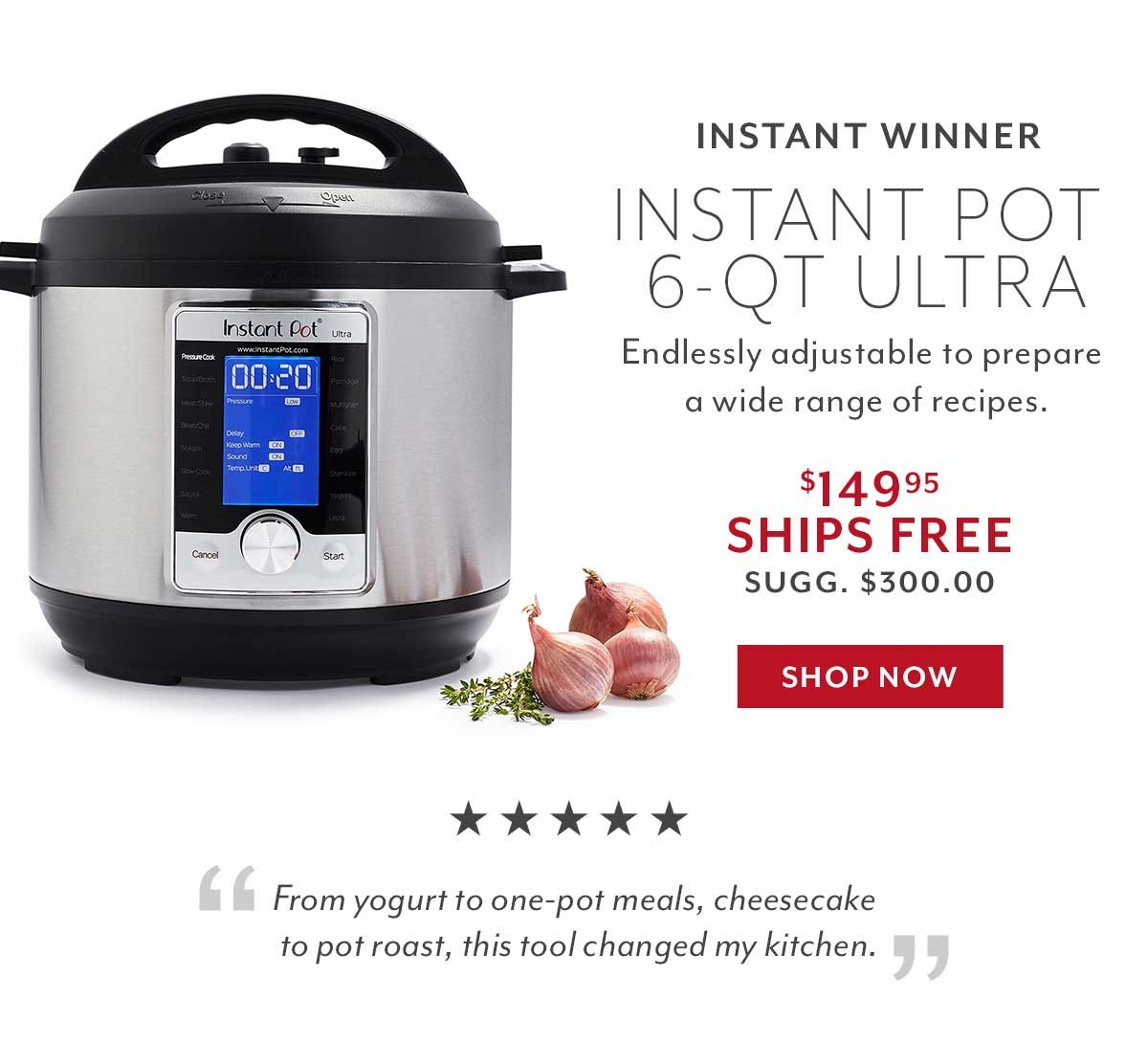 Instant Pot 6-QT Ultra
