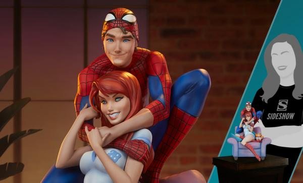 EXCLUSIVE Spider-Man and Mary Jane Maquette by Sideshow Collectibles
