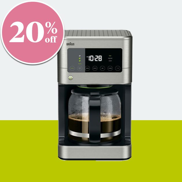 EXCLUSIVELY OURS℠ Braun® Brewsense Touch Screen 12-Cup Coffee Maker - 20% off