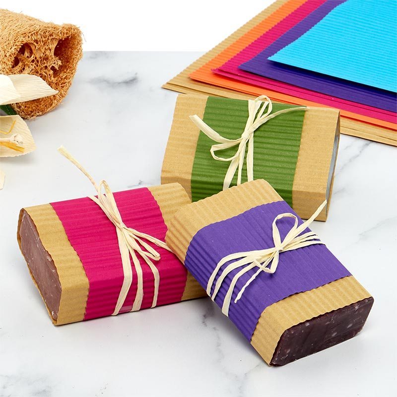 Colored Corrugated Paper Sheets