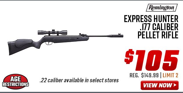 Remington Express Hunter .177 Caliber Pellet Rifle