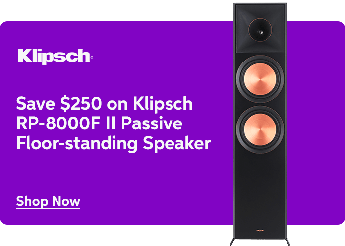 Save $250 on Klipsch RP-8000F II Passive Floor-standing Speaker