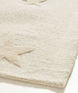 Modern Star Wool Pampas Ivory Area Rug