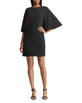 Lauren Ralph Lauren Cape Overlay Dress