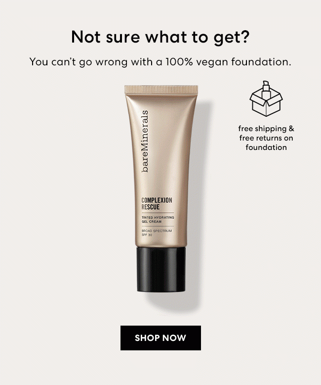 Not sure what to get? You can't go wrong with a 100% vegan foundation. Free Shipping & Free Returns on Foundation - Shop Now