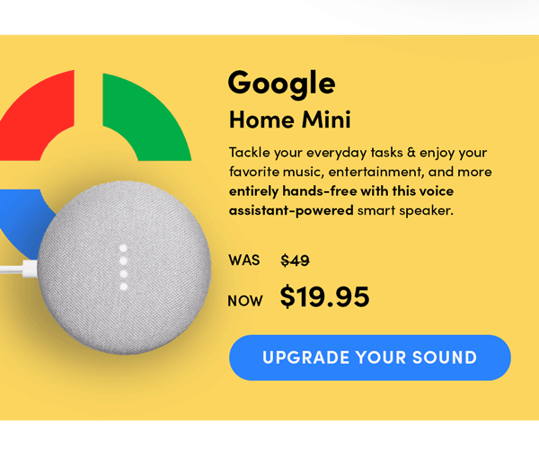 Google Home Mini | Upgrade Your Sound