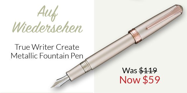 Shop True Writer® Create Metallic Fountain Pen