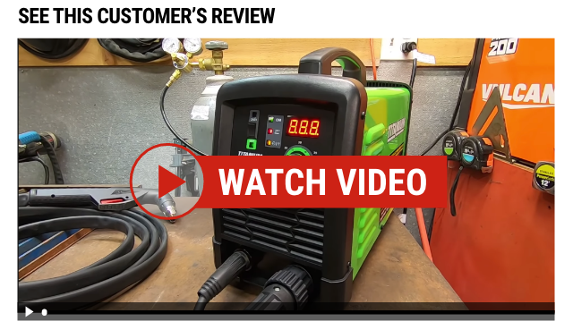 45 AMP, Plasma Cutter - Video