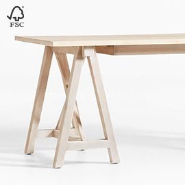 Haldeman Pine Wood Desk