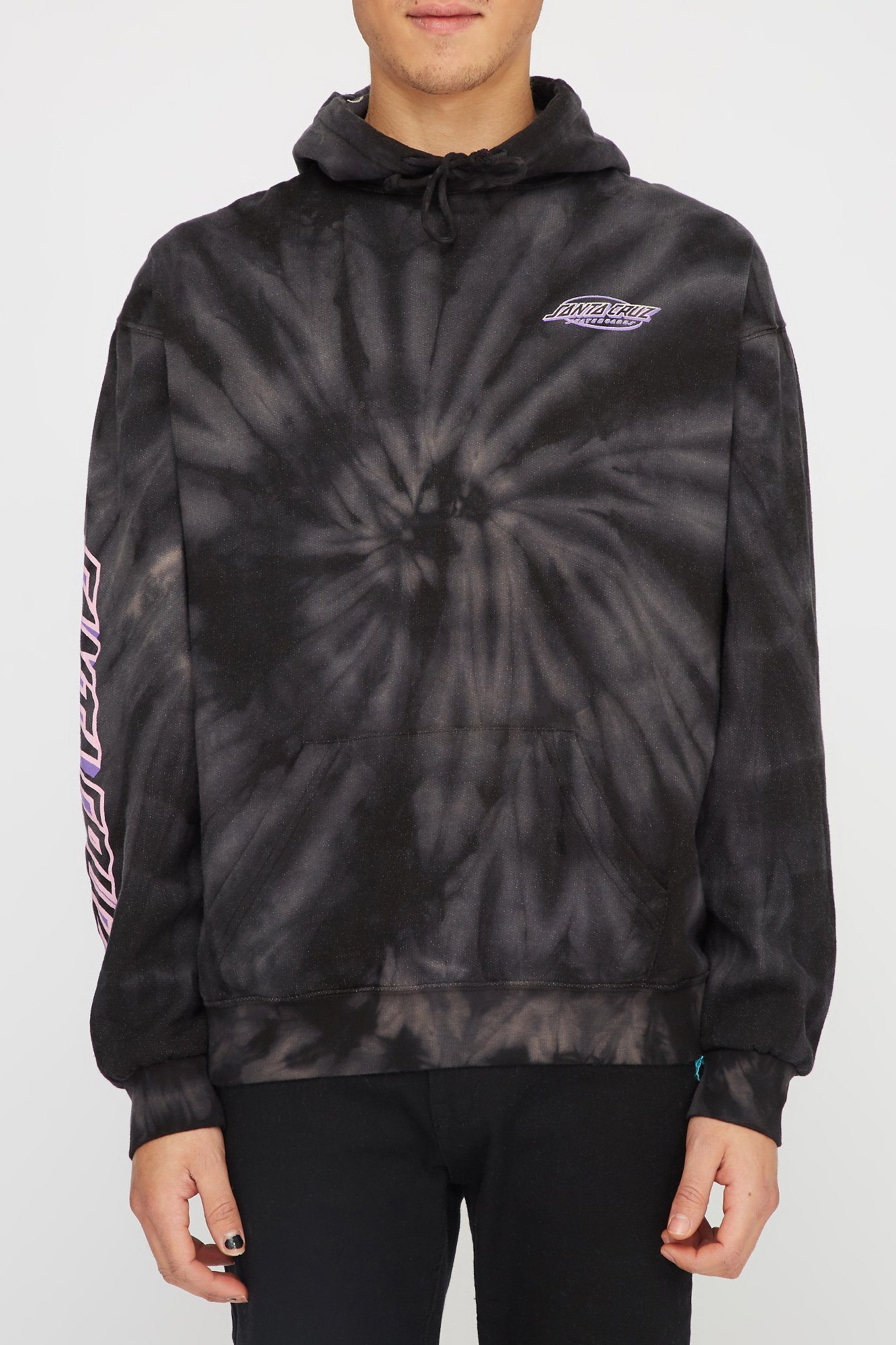 Image of Santa Cruz Men Tie Dye Hoodie