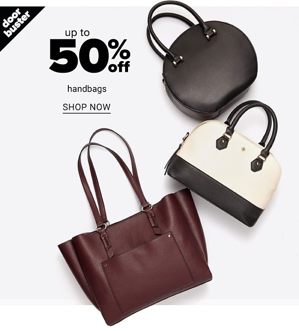 Up to 50% off handbags - Shop Now