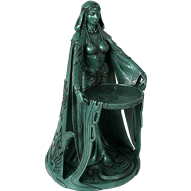 Green Goddess Danu Statue