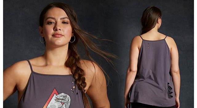 Clever Girl Destructed Tank Top