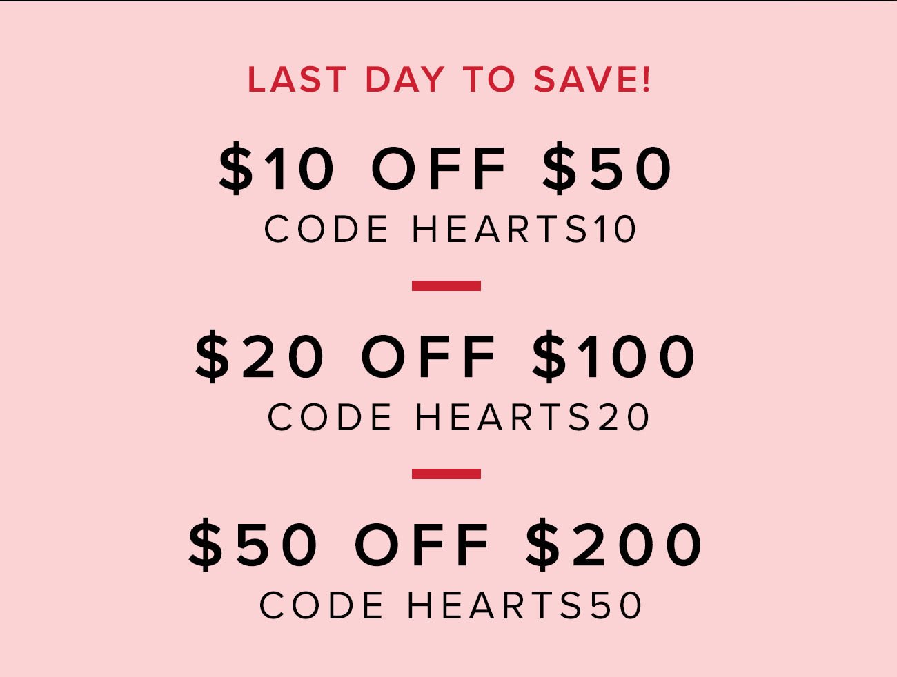 Last Day To Save! 