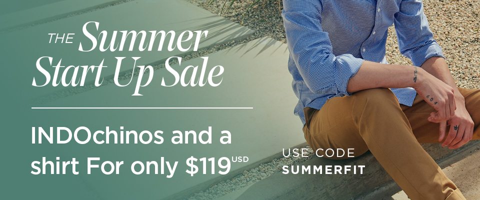 Chinos and Shirt bundle for $119 USD