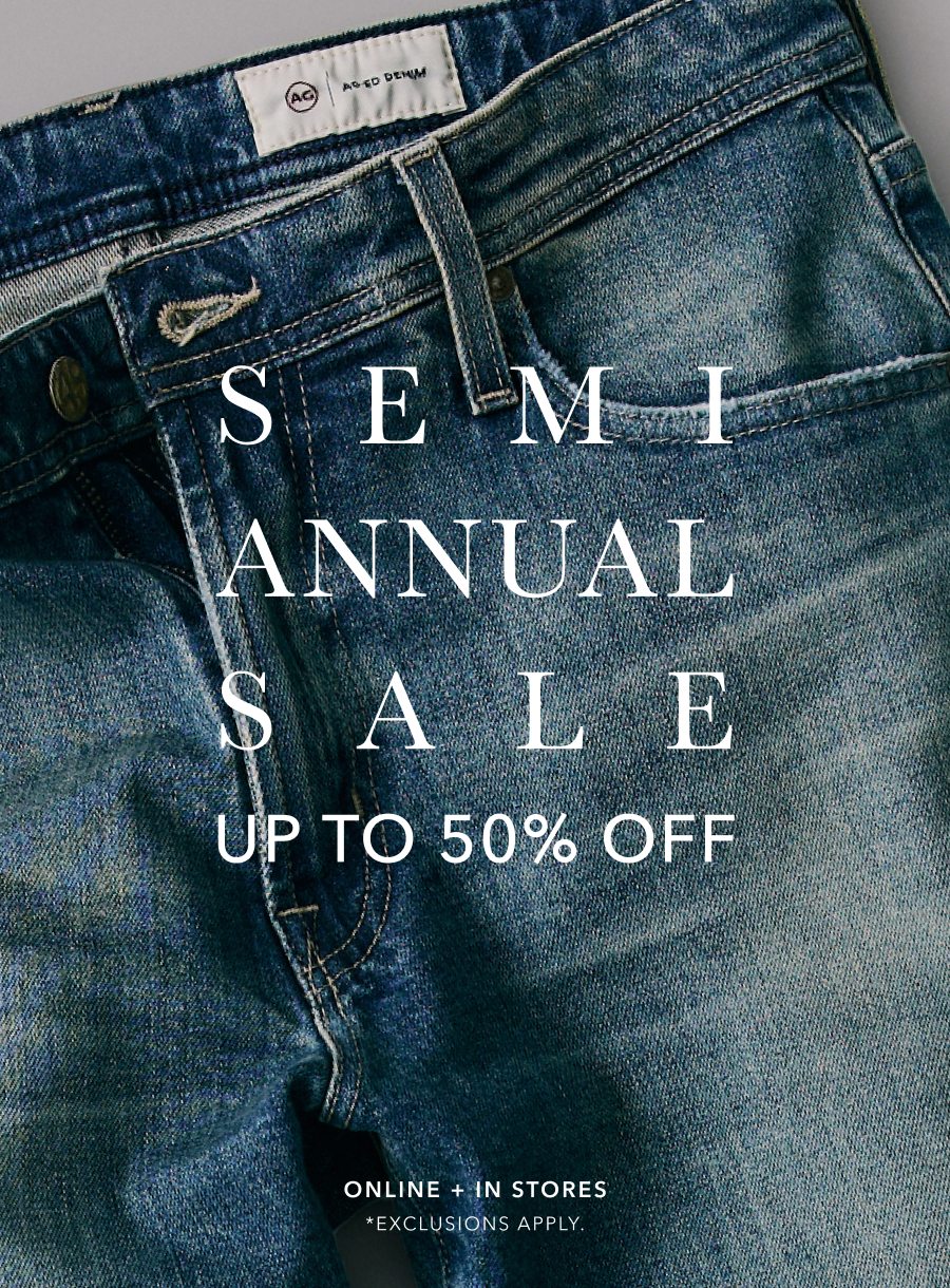 Semi-Annual Sale: Up to 50% Off