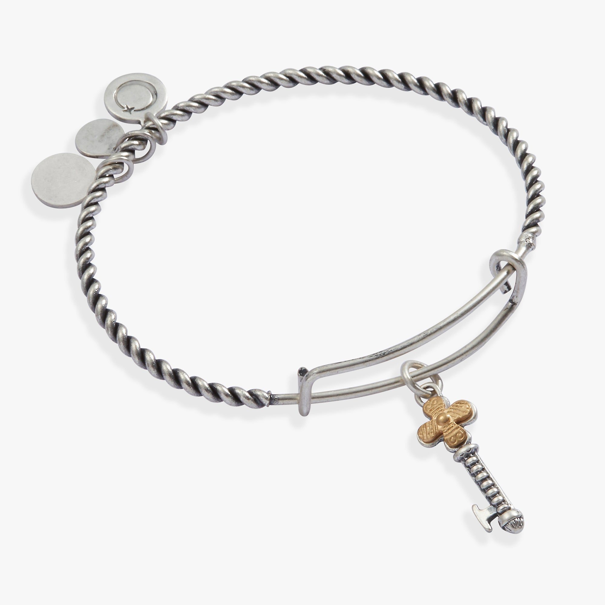 Image of Antique Key Charm Bangle