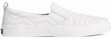 SPERRY - Women's Crest Twin Gore Perforated Leather Slip On Sneaker - IMG