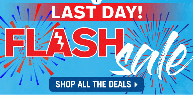 Last Day! Flash Sale - Shop All the Deals
