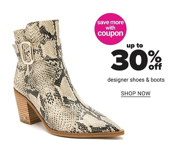 Up to 30% off Designer Shoes & Boots - Shop Now