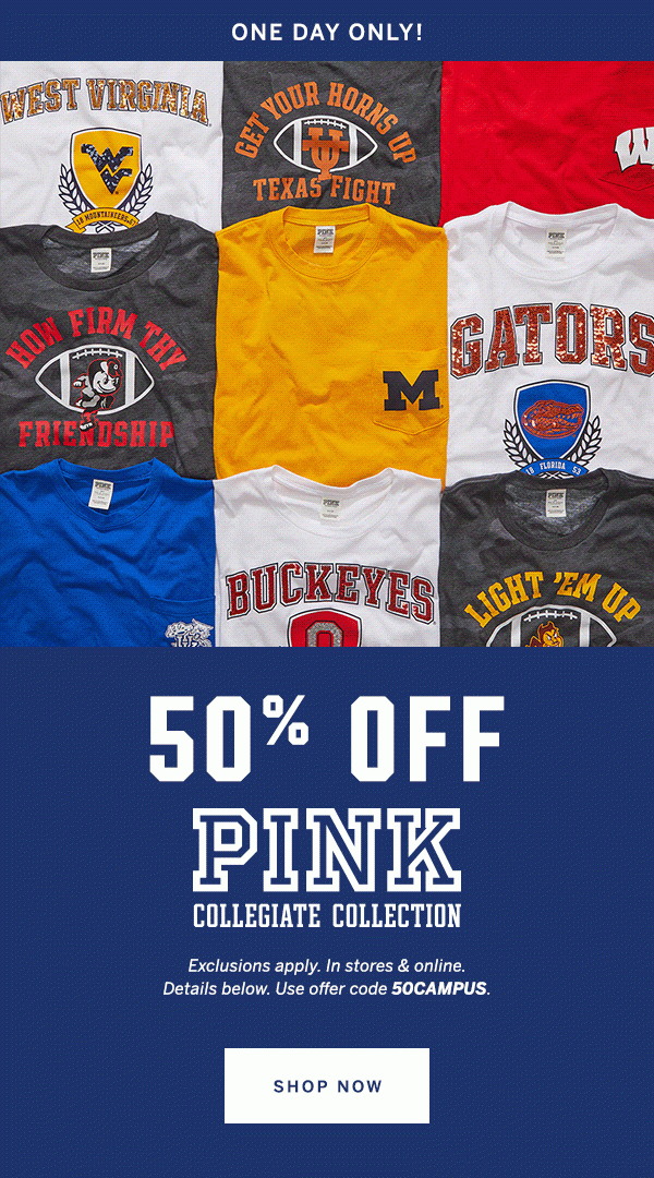 pink collegiate collection 2020