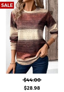 Multi Color Patchwork Tribal Print Long Sleeve Sweatshirt