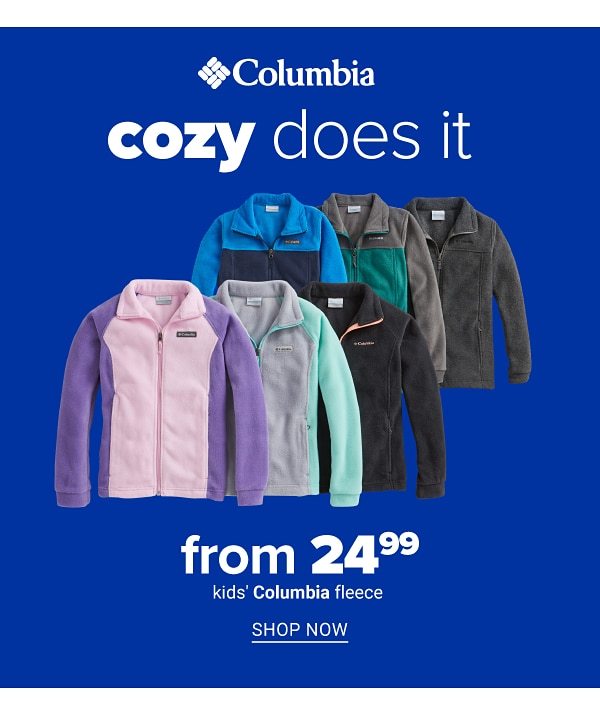 Starting at 24.99 Kids' Columbia Fleece - Shop Now