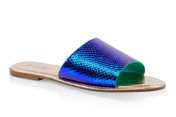 Wide Band Slide Sandals