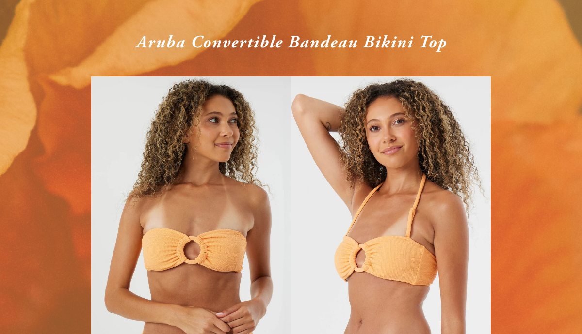 Aruba Convertible Bandeau Bikini Top