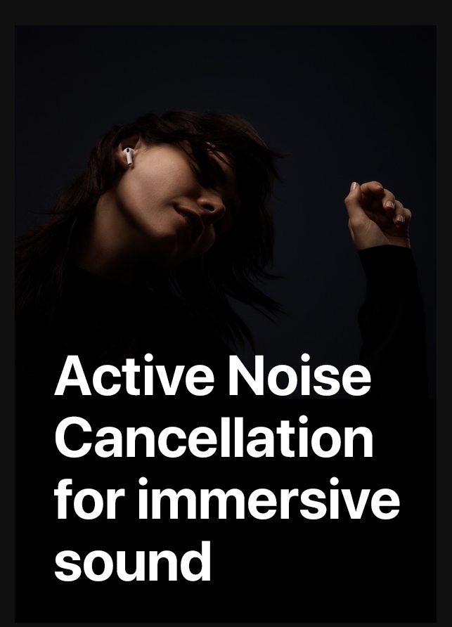 Active Noise Cancellation for immersive sound