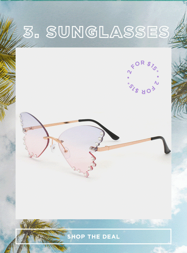 Shop Women's Sunglasses 2 For $15