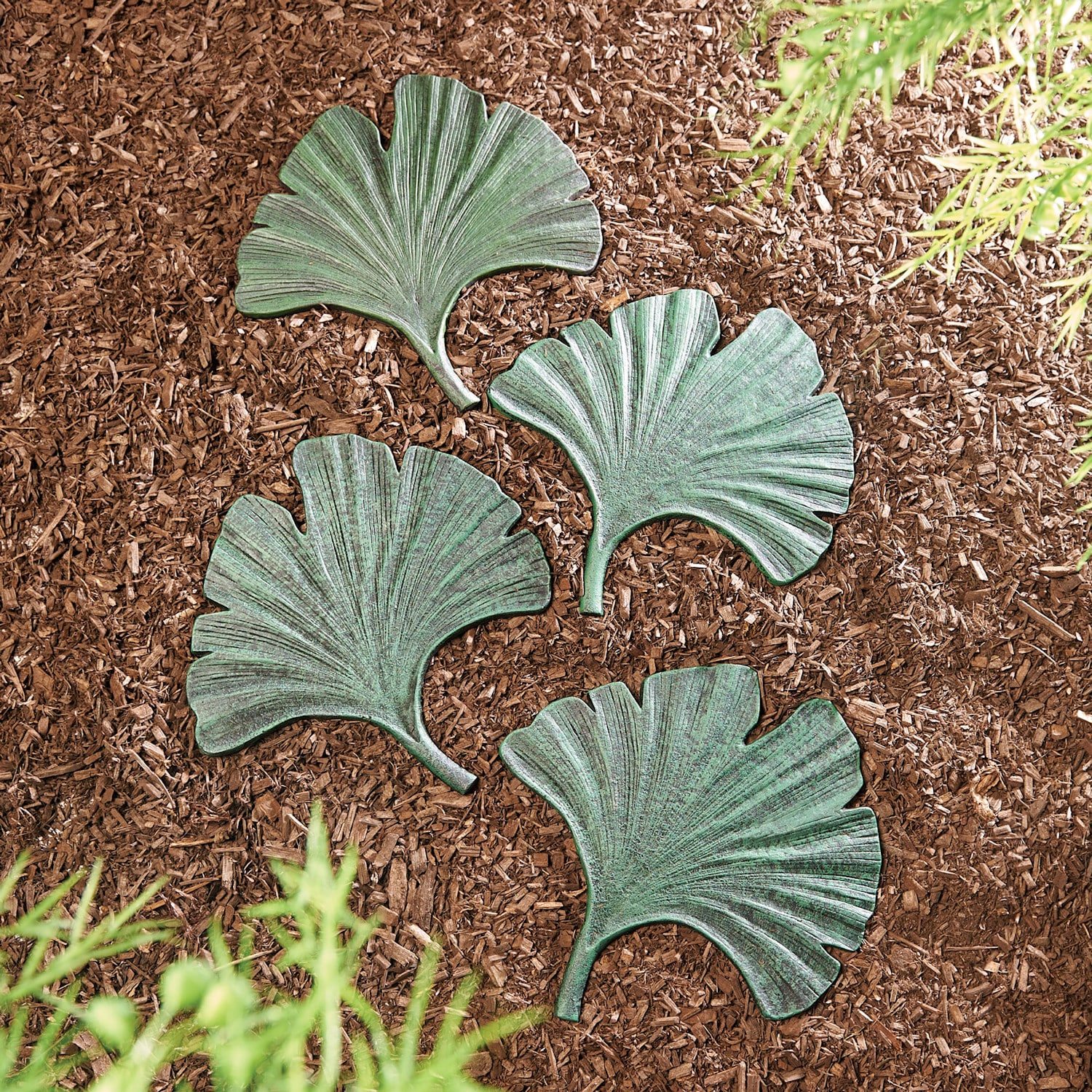 Gingko Leaf Stepping Stone