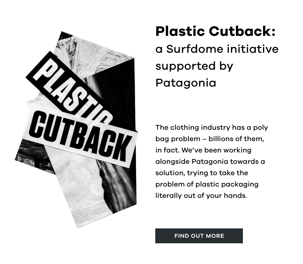 Plastic Cutback | Find out more
