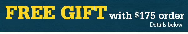 FREE GIFT with $175 order - Details below